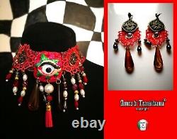 Fashion jewelry woman jewels necklace collier amber choker design brand runaway