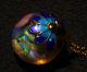 Floating Opals Necklace Pendant 6+ Carats Beautiful Bright Lightning Ridge Opal