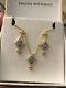 Freida Rothman Earrings & Necklace Set 2 Ps. Silver 925 G. P. Multi New In Box
