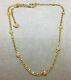 Gianni Versace Medusa Chain Necklace Pendant Charm Gold Color