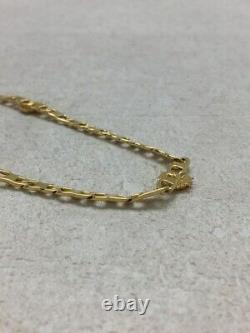 GIANNI VERSACE Medusa Chain Necklace Pendant Charm Gold Color