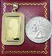 Greek Style Frame 9999 Credit Suisse Gold Bullion Pendant 14k Yellow Gold Plated