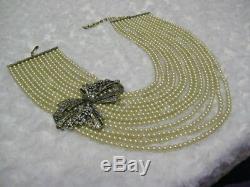 HEIDI DAUS Best In Bows Multi-Strand (13-Row) Necklace (Orig. $599.95)