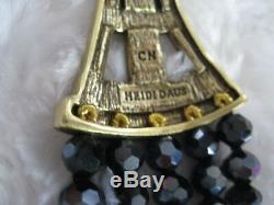 HEIDI DAUS Deco MasterClasp (Hematite) Multi-Strand Necklace (Orig. $289.95)