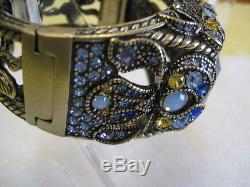 HEIDI DAUS Irresistible Impressions(Tanzanite) M/L Cuff Bracelet(Orig. $189.95)
