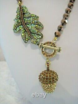 HEIDI DAUS Perfect Acorn Beaded Toggle Necklace (Orig. $169.95)