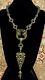 Heidi Daus Art Deco Single Strand Crystal Accented Necklace Beautiful Long Pc