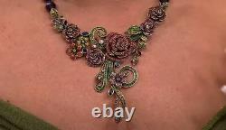 Heidi Daus Blooming Love Beaded Crystal Drop Necklace Beyond Beautiful