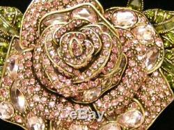 Heidi Daus Disney Beauty & the Beast Pink Rose Swarovski 3pc Wardrobe Suite NIB