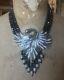 Heidi Daus Multi-strand Black Hematite Bead Necklace, Swan, Graceful Beauty