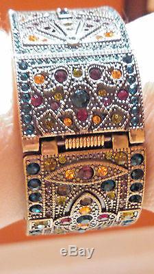 Heidi Daus Once Upon A Time Bangle Bracelet with Swarovski Crystals Beautiful