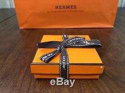 Hermes Beautiful Rare Corail Enamel Narrow Rose Gold Clic Clac H Bracelet PM