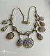 Italy Micro Mosaic Glass Estate Beautiful Antique Necklace