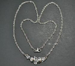 JAMES AVERY rare HEARTS FLOWERS 16 Sterling 925 Chain NECKLACE RETIRED MINT