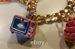 JUICY COUTURECharm Bracelet with 5 Rare & Limited Edition Food CharmsMINT