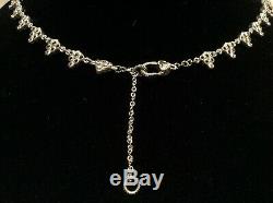 Judith Ripka 925 Sterling Silver 6.55 cttw Diamonique Necklace 18-20 Inches Long