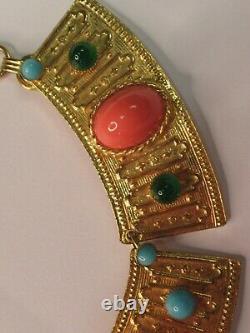 Juliana Very Rare Beautiful Egyptian revival necklace