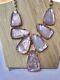 Kendra Scott Harlow Statement Necklace In Blush Mother Of Pearl Nwot