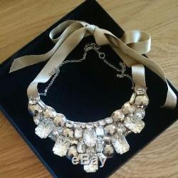 LANVIN Beautiful Luxurious Gorgeous Silver Ladies Wedding Necklace Size 99