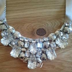 LANVIN Beautiful Luxurious Gorgeous Silver Ladies Wedding Necklace Size 99
