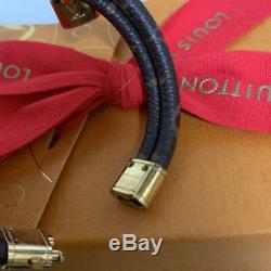 LOUIS VUITTON Genuine Bracelet Keep It Twice Good Item By FedEX From Japan
