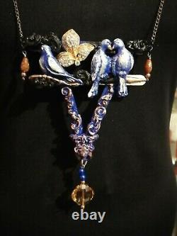 Luxury jewelry necklace vintage style pendant woman charm art deco liberty chain