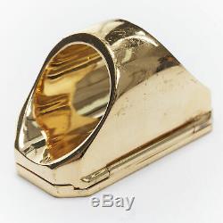 MAISON MARGIELA Beauty Tools gold-tone metal large hinged mirror statement ring