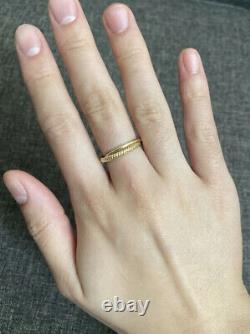 MEJURI Duo Ring 14k Yellow Gold Size 6 Gently Used