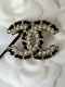 Nwt 2020 Chanel Cc Logo Signature Classic Crystal Beautiful Brooch With Receipt