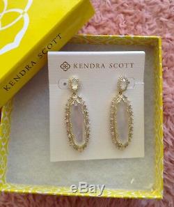 NWT Kendra Scott'Kalina' Earrings in GOLDWedding Collection$195Beautiful