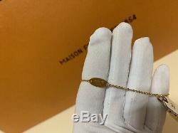 NWT Limited Authentic Louis Vuitton Nanogram Bracelet Accessories Gold Silver