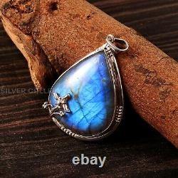 Natural Ethiopian Opal 925 Sterling Silver Pendant Jewelry, Opal Jewelry P-520