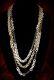 Neiman Marcus Multi-tone Gold Plated Circle Chain Multi Layer Necklace Gorgeous