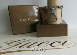 New $1250.00 Gucci Horse G Made In Italy 925 Sterling Silver Bracelet G17