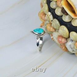 New Arrive! Blue Turquoise Silver Plated Designer Ring Jewelry For Gift