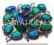 Offer Dichoric Glass Gemstone Wholesale Pendant Lots 925 Silver Plated Jewelry