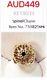 Pandora Genuine 14k Gold Delicate Beauty W Black Spinel Charm 750821spb