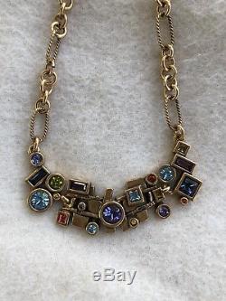 Patricia Locke Gold Tone Necklace with Beautiful Swarovski Crystals