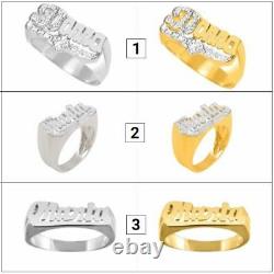 Personalized Sterling Silver AND Gold Plated Script Any Name Ring 3 Styles