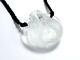 Rare Lalique Flacon Cytheree Bottle Crystal With Crocheted Cord Necklace Pendant