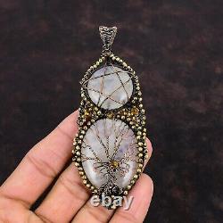 Rainbow Moonstone Copper Gift For Mom Wire Wrapped Tree Of Life And Star 4.13