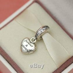 SALE! PANDORA Dangle Charm My Beautiful Wife heart+Gift pouch Mothers Day Gift
