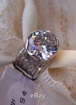 Silpada Queen For A Day Sterling Silver 925 Size 7 Beautiful Ring, Excellent