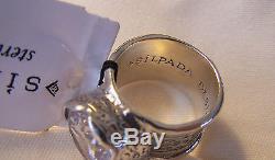 Silpada Queen For A Day Sterling Silver 925 Size 7 Beautiful Ring, Excellent