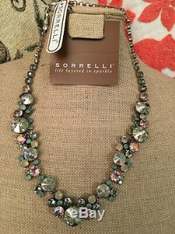Sorrelli Crystal Moss Statement collar necklace, beautiful neutral coloration