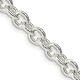Sterling Silver 6.1mm Cable Chain Necklace Fine Jewelry For Womens
