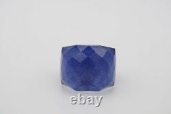 Swarovski Nirvana Fully Cut Crystal Glitter Ring, Navy Blue, Size 60 UK R, £145