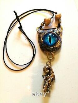 Talisman protection evil eye demon amulets pendant necklace charms jewelry witch