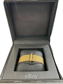 Tiffany & Co. 18K Gold Diamonds Somerset Cuff Bracelet AUTHENTIC Collectible