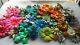 Vtg. Enamel Flower Brooch/pin Lot (60+) Beautiful Colors And Shapes! Gorgeous
